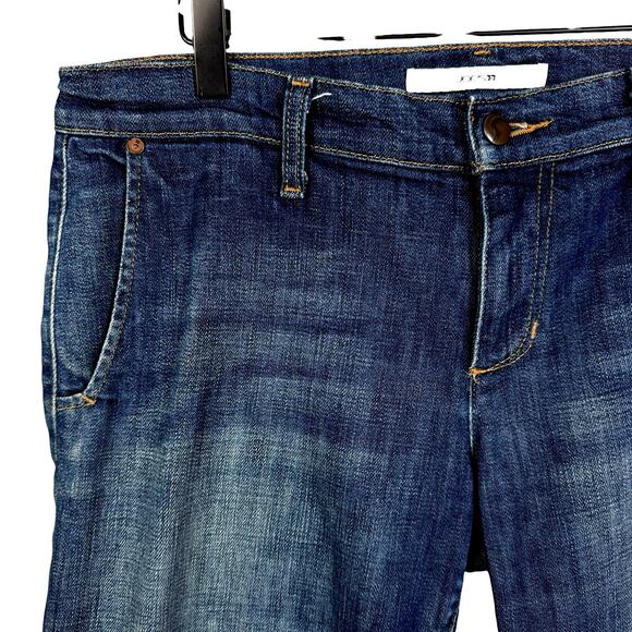Joe’s Jeans Y2K Dark Harvey Wash Mid Rise Bermuda Denim Jean Shorts - Picture 3 of 8